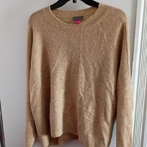 Two by Vince Camuto Cozy Tan Sweater